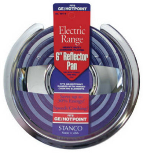 Range Kleen R101F8 Electric Stove Foil Burner Bib Liners, 8 Count