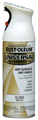 Buy the Rust-Oleum 245199 Universal Spray Paint, Gloss Pure White ~ 12 oz