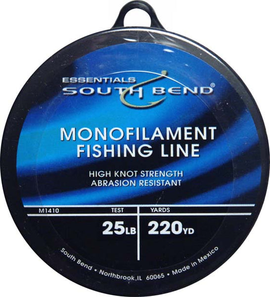 South Bend® M1425 Monofilament Fishing Line, 25 Lbs Test, Clear