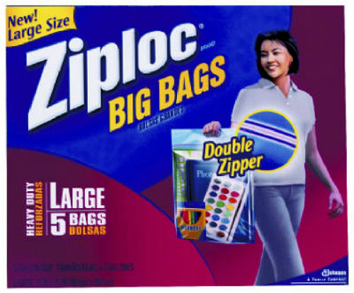 Ziploc - 4 Pack Extra Large Big Bag Storage Bags