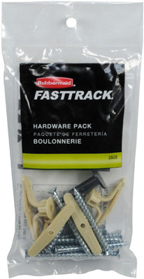 Rubbermaid FastTrack Garage Rail Hardware Pack 1784975 - The Home