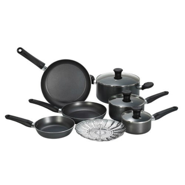 T-Fal Initiatives Non-Stick 10 Square Griddle, Gray 