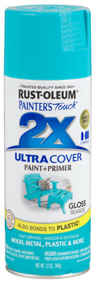 Rust-Oleum Painter's Touch 12 Oz. Teal Gloss Spray Paint in the Spray Paint  department at