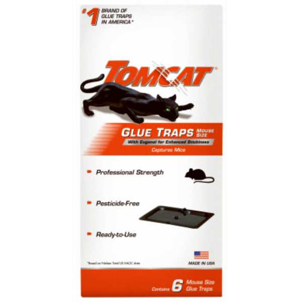 Tomcat Mouse Size Glue Traps, 4 count