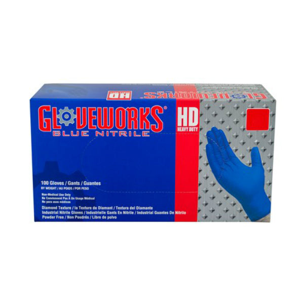 Gloveworks HD Green Nitrile Disposable Gloves - XL