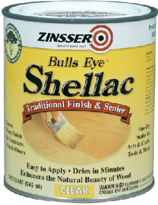 Zinsser Bulls Eye Shellac, Clear - 1 qt can