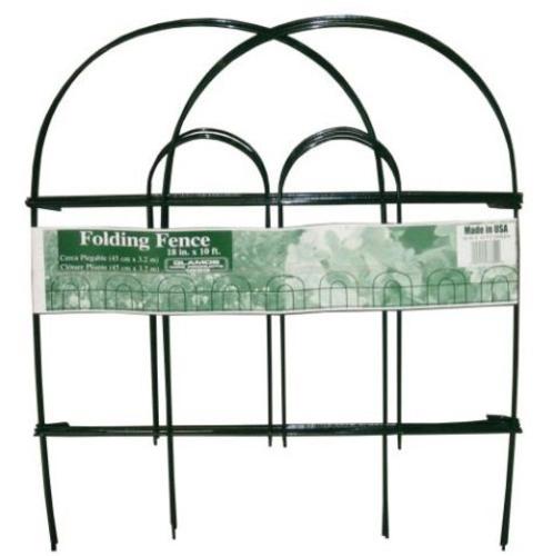 Glamos Wire Products Glamos Wire 18 in. Folding Fence Green (12