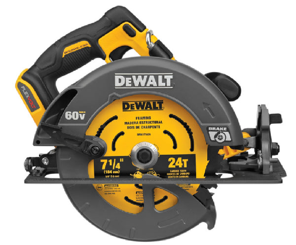 DeWalt DCS578B Brushless Circular Saw with Brake, 7-1/4 Inch, 60 Volts –  Toolbox Supply