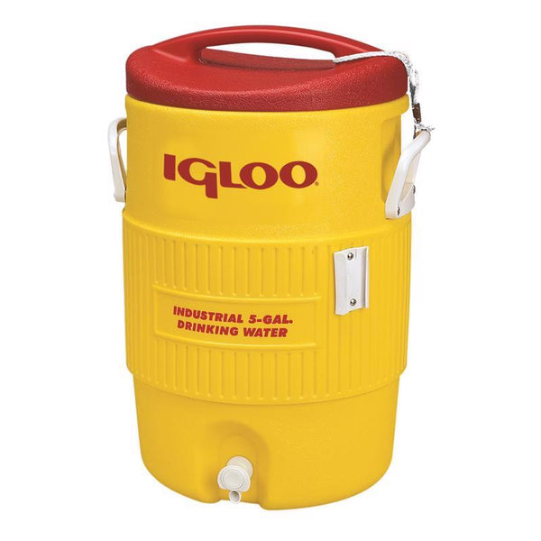 Igloo 11863 Water Cooler, 5 Gallon, Red/Yellow