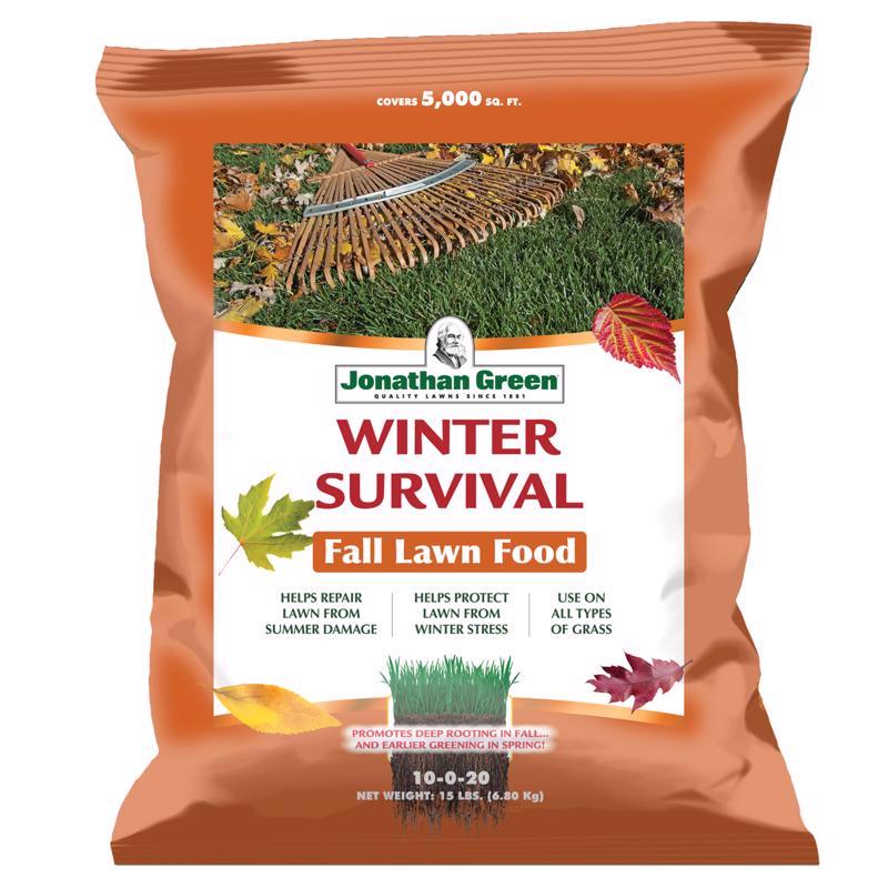 Jonathan Green 12400 Winter Survival All-Purpose Lawn Fertilizer For All Grasses 5000 sq ft