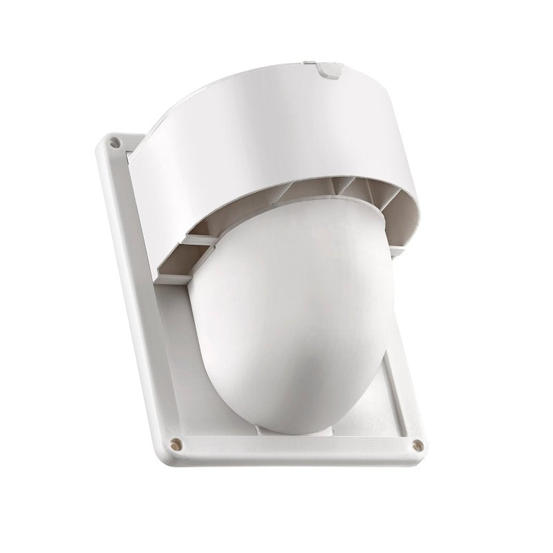 Lambro 289W Ultra Seal Dryer Vent Hood, 4", White