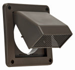 Lambro 604B Fresh Air Intake Vent, Removable Screen, Brown Plastic, 4 inches