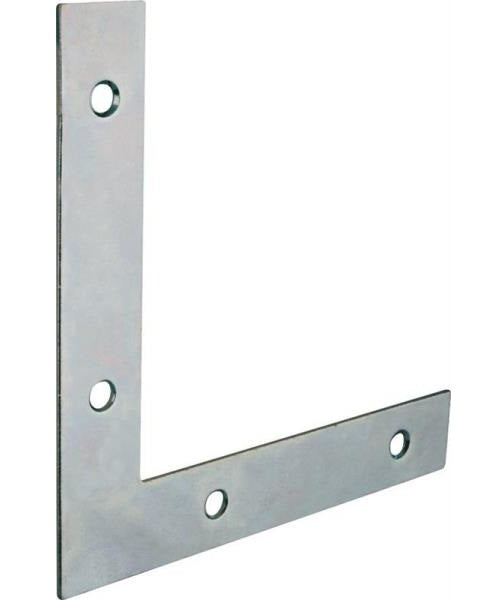 Prosource FC-Z05-C4PS Flat Corner Braces, Zinc Plated, 5" x 7/8"