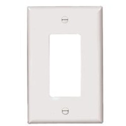 Cooper Wiring PJ26W-CP-L 1 Gang Decorator Wallplate, White