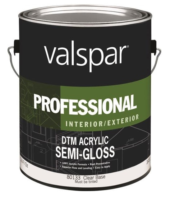 Valspar 80133 Professional Interior/Exterior Acrylic Semi-Gloss Paint, 1 Gallon