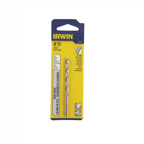 Irwin 81119 High Speed Steel Wire Gauge Drill Bit, 2-1/8" x 3-1/4"