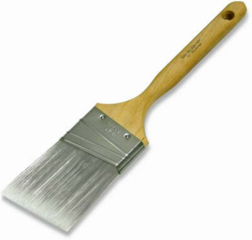 Wooster® 5221-2-1/2 Silver Tip® Angle Sash Paint Brush, 2-1/2", White & Silver