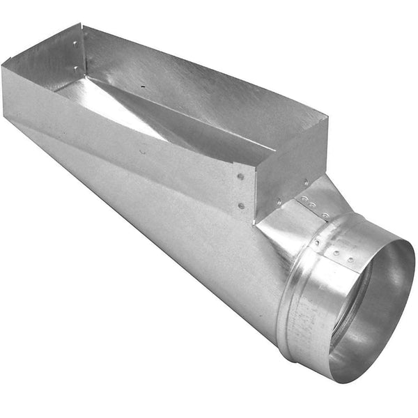 Imperial GV0667-C Galvanized Register End Boot, 30-Gauge, 4" x 10" x 6"