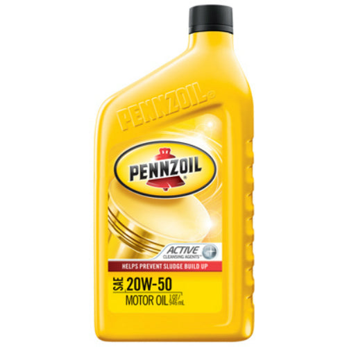 Pennzoil® 550022807 Conventional Multi Viscosity Motor Oil, SAE 20W-50, 1 Qt