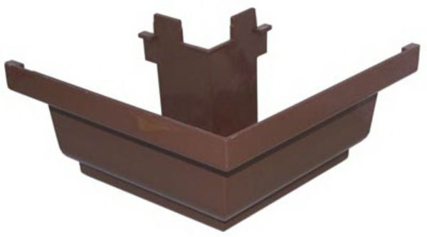 Genova AB103BK Repla K Outside Gutter Corner, Brown