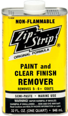 Zip-Strip® 272004 Premium Paint & Finish Remover, 1 Qt