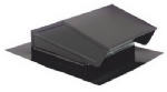 Broan 634 Rectangular Steel Roof Cap, 8", Black