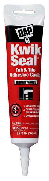 Dap® 18001 Kwik-Seal® Kitchen & Bath Adhesive Caulk, 5.5 Oz, White