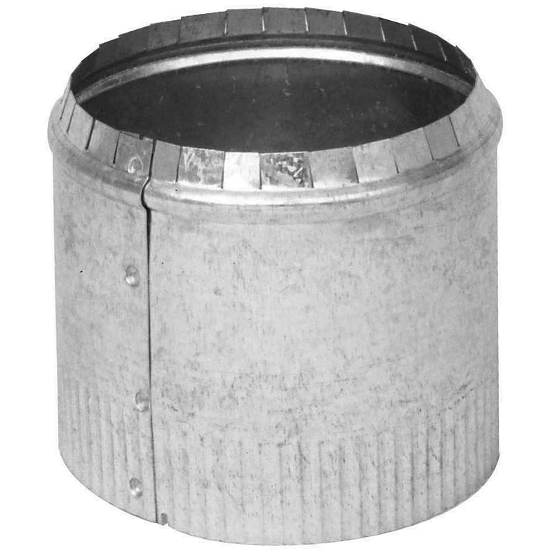 Imperial GV0838 Crimped Round Top Collar, Galvanized, 30 Gauge, 3"