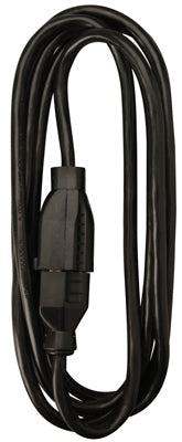 Master Electrician 02306ME Extension Cord, 16/2 SJOW, 13A, 15', Black