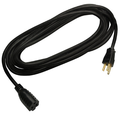 Master Electrician 02306ME Extension Cord, 16/3 SJTW, 13A, 15', Black