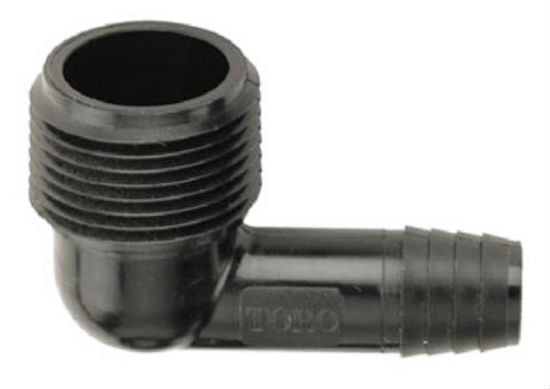 Toro 53305 Funny Pipe Male Elbow, 3/8" x 3/4"