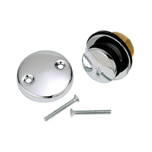 Master Plumber 310-870 Tip Toe Bathtub Drain Conversion Kit with Bracket, Chrome