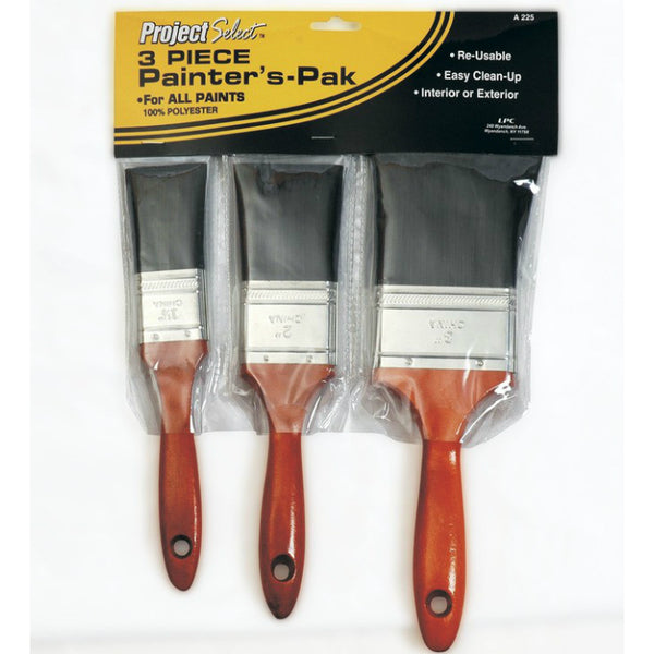 Linzer A225 Project Select™ Painter's Pak Brush Set, 3-Piece