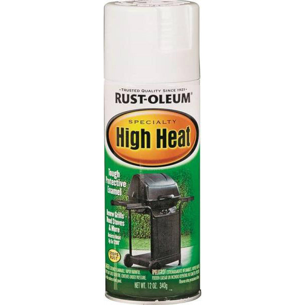 Rust-Oleum® 7751-830 Specialty High Heat Spray Paint, 12 Oz, White