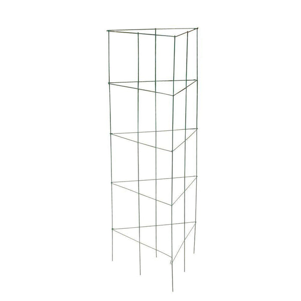 Gilbert & Bennett® 901284A PVC Coated Tri-Fold Tomato Tower, Green, 47" x 54"