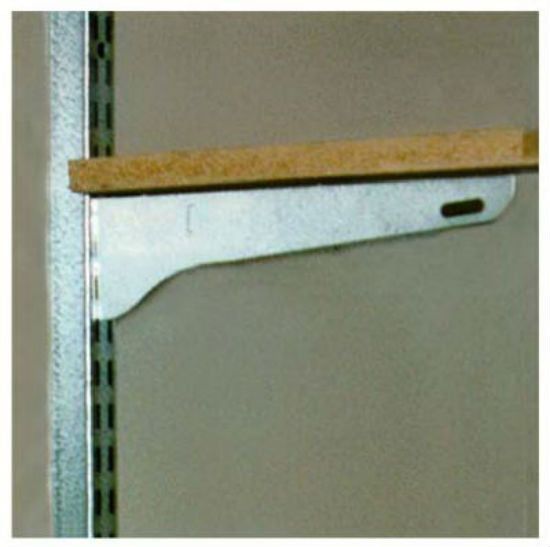 John Sterling™ BK-0101 Single Shelf Bracket, Galvanized Steel, 11"