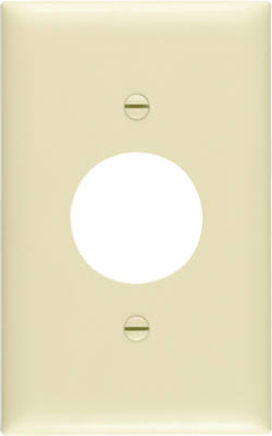 Pass & Seymour TradeMaster Nylon Wall Plate, 1 Gang, Ivory