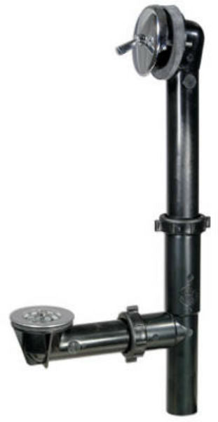 Keeney® 64B Plastic Trip Lever Drain Assembly, 1-1/2" O.D. Tube, Black