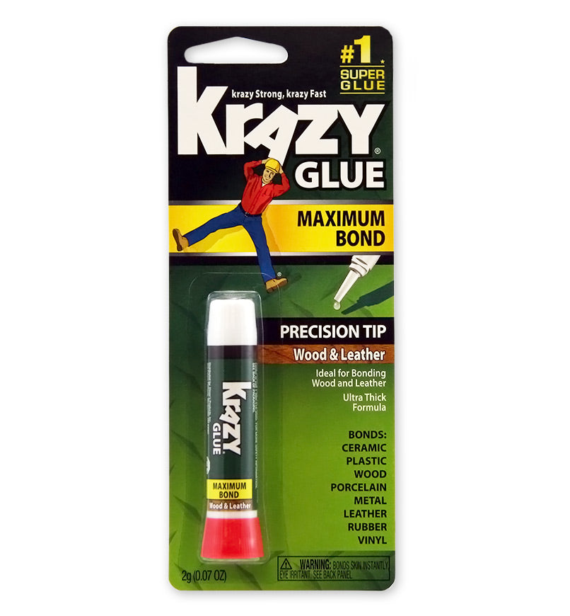 Krazy Glue® KG82148R Maximum Bond Glue for Wood & Leather, 2-Gram