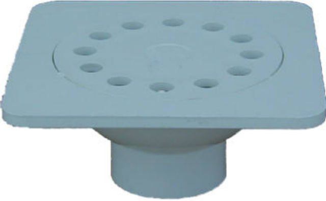 Genova 78860 PVC Schedule 40 Vinyl Bell Trap 1-1/2" Socket To 2" Spigot