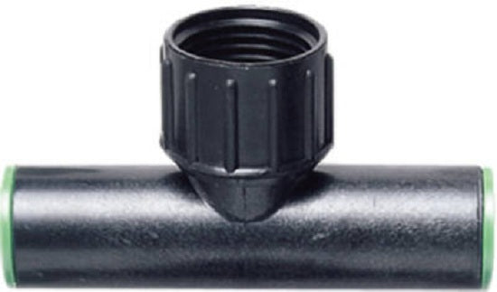 Raindrip R333CT Pipe Thread Swivel Compression Tee, 3/4" x 1/2"