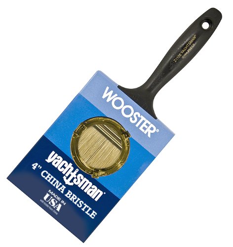 Wooster® Z1120-4 Yachtsman® White China Bristle Paint Brush, 4"