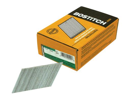 Bostitch® FN1540 "FN" Style Angled Steel Finish Nails, 2-1/2", 15 Gauge,3655-Pk