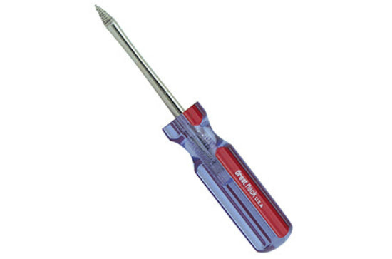 Great Neck SS3 Screw Starter, 3" Plated Shaft, Plastic Handle