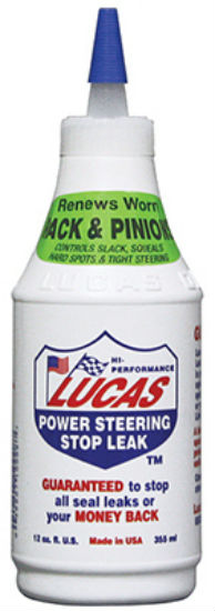 Lucas Oil LUC10008 Power Steering Stop Leak, 12 Oz