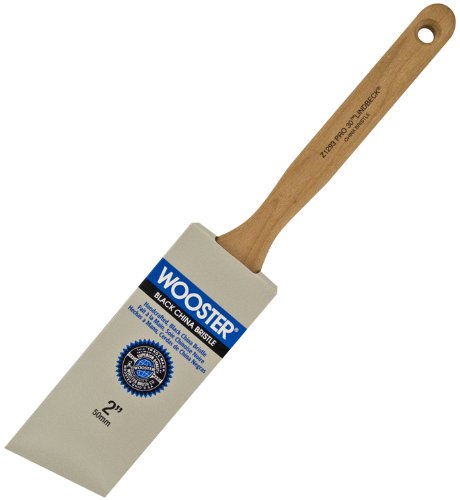 Wooster® Z1293-2 Pro 30 Lindbeck Black China Bristle Angle Sash Brush, 2"