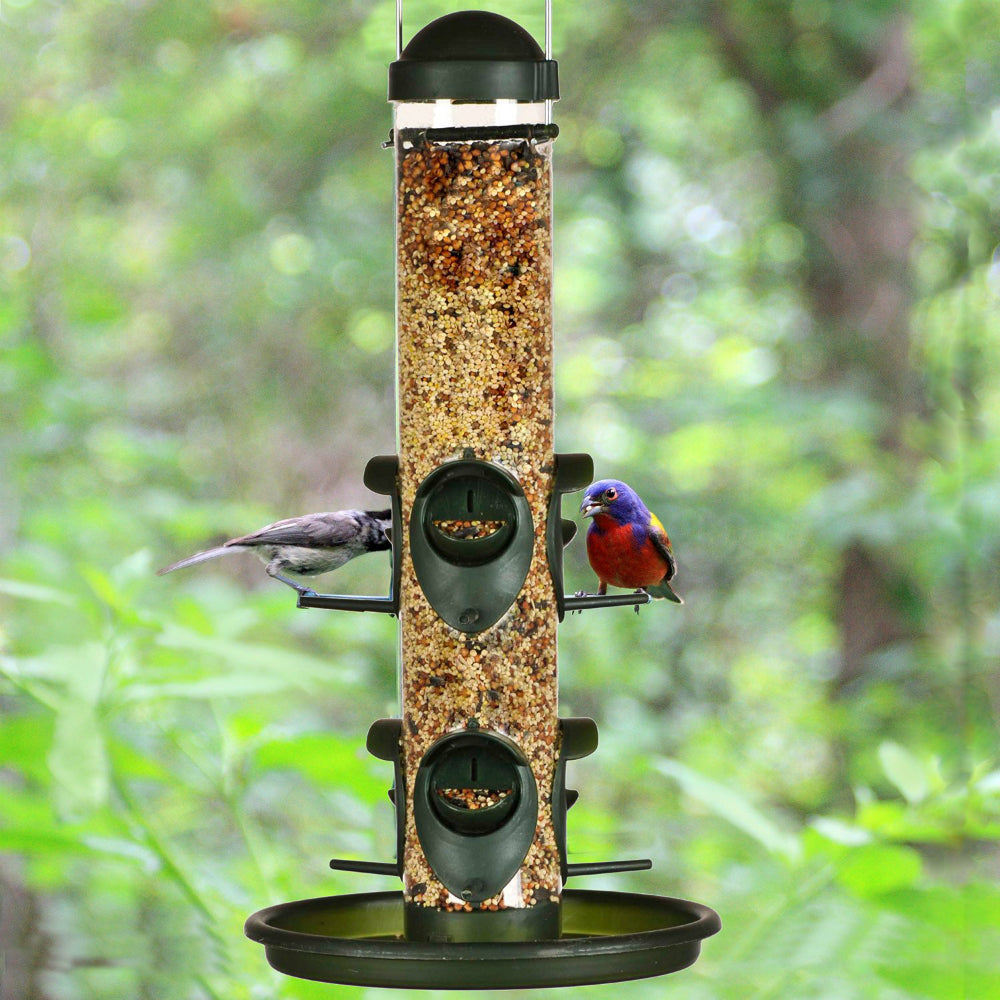 Perky-Pet® 311 Safari Tube Bird Feeder, 1.5 Lbs Capacity