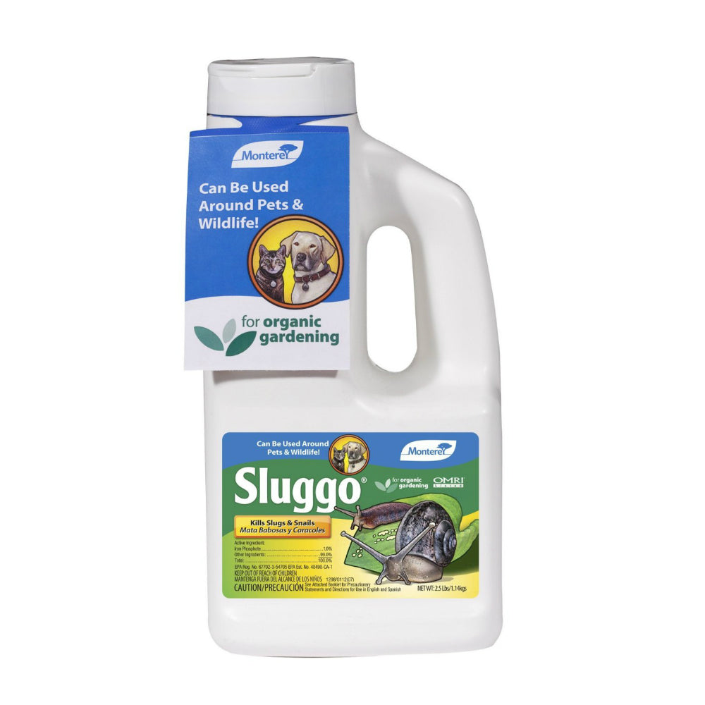 Monterey LG6500 Sluggo® Slug & Snail Killer, 2.5 Lbs