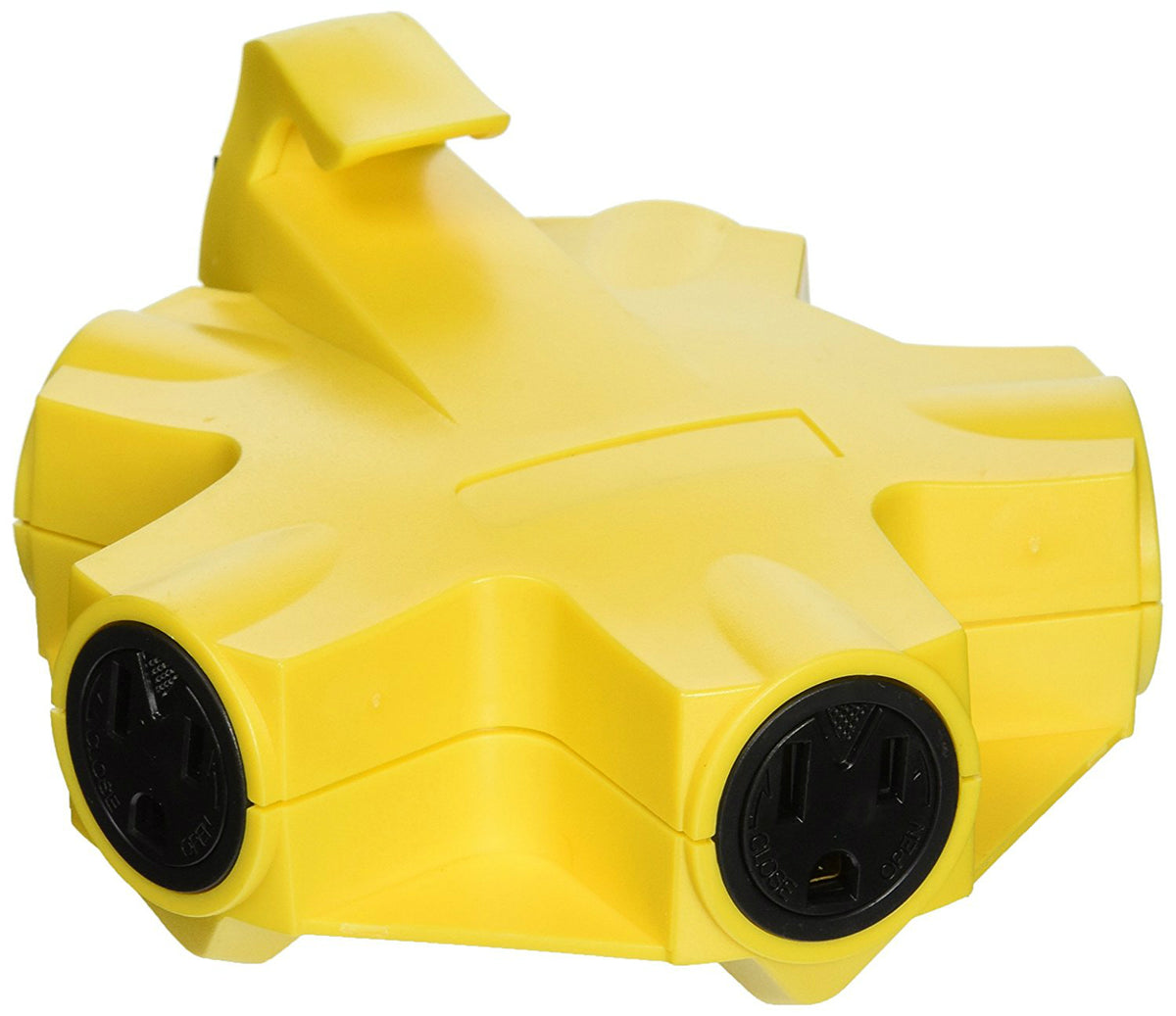 Yellow Jacket 997362 Outdoor 5-Outlet Power Adapter, 15 Amp, Yellow