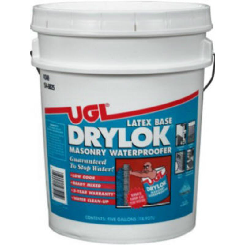 Drylok® 27615 Masonry Latex Base Waterproofing Paint, Gray, 5 Gallon